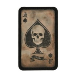 Nášivka M-Tac Ace Of Spades Skull - coyote-čierna