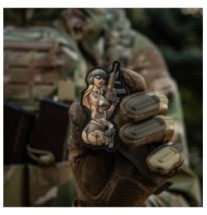 Nášivka M-Tac Tactical Girl Tatoo XL - farebná