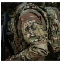 Nášivka M-Tac Tactical Girl Tatoo XL - farebná