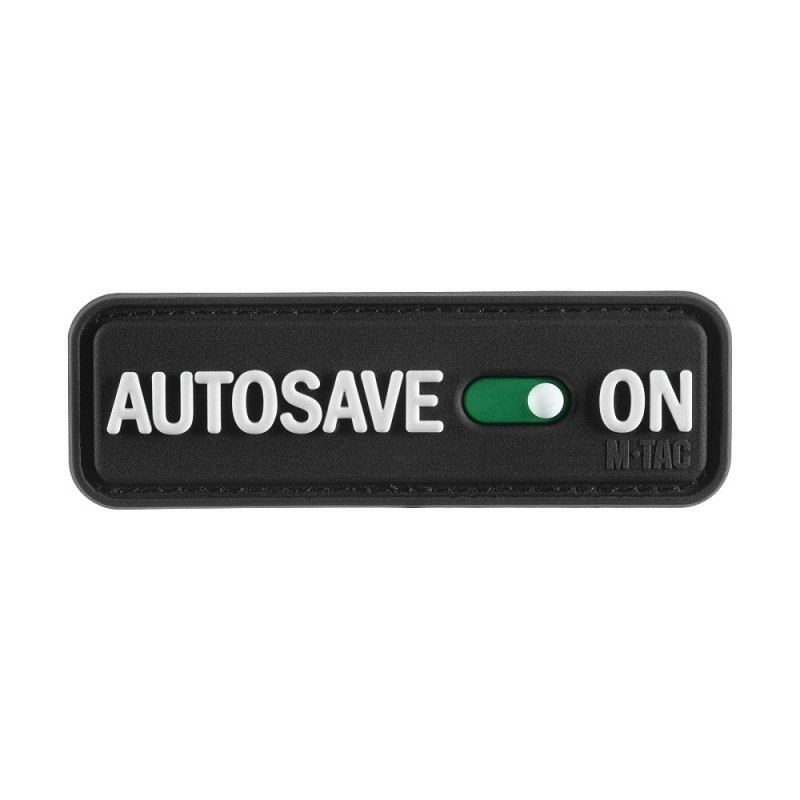 Nášivka M-Tac Autosave - čierna