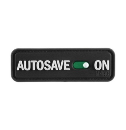 Nášivka M-Tac Autosave - čierna