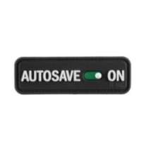 Nášivka M-Tac Autosave - čierna