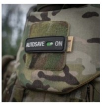 Nášivka M-Tac Autosave - čierna