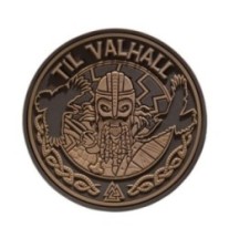 Nášivka M-Tac Til Valhall 3D - hnedá-desert