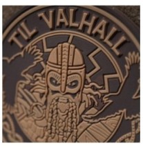 Nášivka M-Tac Til Valhall 3D - hnedá-desert