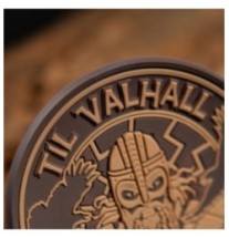 Nášivka M-Tac Til Valhall 3D - hnedá-desert