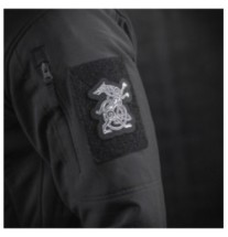 Nášivka M-Tac Molon Wolf - čierna-biela
