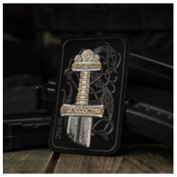 Nášivka M-Tac Viking Sword - čierna-strieborná
