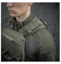 Ramenný chránič k nosičom plátov M-Tac Shoulder Damper QRS - ranger green