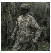Ramenné popruhy M-Tac Shoulder Belt Straps Laser Cut - multicam, Long