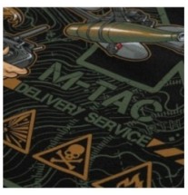 Tričko s potlačou M-Tac Delivery Service - čierne, XL
