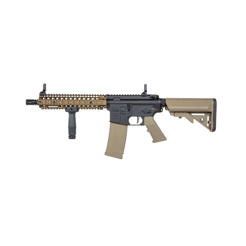 SA Daniel Defence® MK18 (SA-P19 Prime™ Aster II ETU) s bezuhlíkovým motorom - Chaos Bronze SA Daniel Defence® MK18 (SA-P19 Prime™ Aster II ETU) s bezuhlíkovým motorom - Chaos Bronze