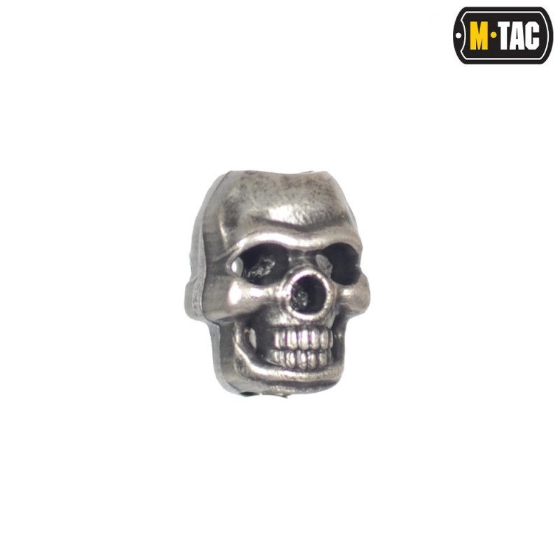 Brzdička na šnúrku M-Tac Skull Stopper 1 ks - strieborná Brzdička na šnúrku M-Tac Skull Stopper 1 ks - strieborná