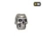 Brzdička na šnúrku M-Tac Skull Stopper 1 ks - strieborná