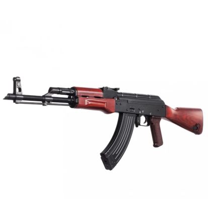 TM plynová puška AKM GBBR - Čierna/imitácia dreva