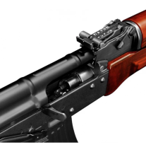 TM plynová puška AKM GBBR - Čierna/imitácia dreva