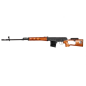 Airsoft sniper SVD GBB celokov, BlowBack - imitácia dreva Airsoft sniper SVD GBB celokov, BlowBack - imitácia dreva