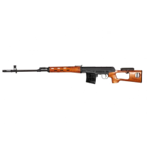 Airsoft sniper SVD GBB celokov, BlowBack - imitácia dreva
