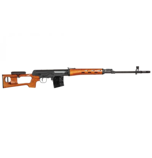 Airsoft sniper SVD GBB celokov, BlowBack - imitácia dreva
