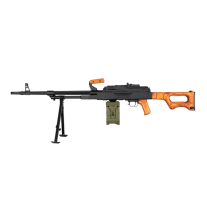 A&K guľomet PKM - Čierna/svetlé drevo