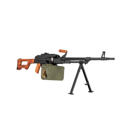 A&K guľomet PKM - Čierna/svetlé drevo