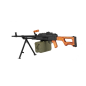 A&K guľomet PKM - Čierna/svetlé drevo A&K guľomet PKM - Čierna/svetlé drevo