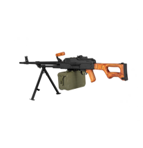 A&K guľomet PKM - Čierna/svetlé drevo