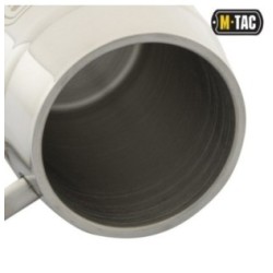 Hrnček M-Tac Beer Thermo Mug 450 ml - strieborný