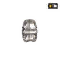 Brzdička na šnúrku M-Tac Skull Stopper 1 ks - strieborná