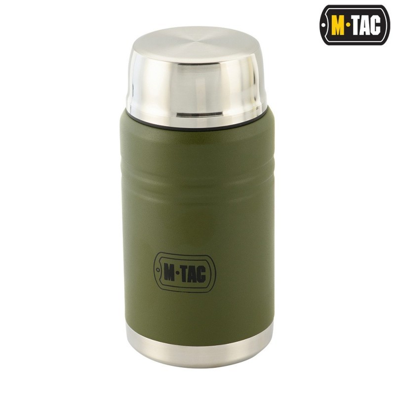 Termoska na jedlo M-Tac Thermos Spoon 750 ml - olivová-strieborná Termoska na jedlo M-Tac Thermos Spoon 750 ml - olivová-strieborná