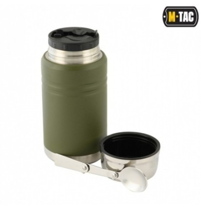 Termoska na jedlo M-Tac Thermos Spoon 750 ml - olivová-strieborná