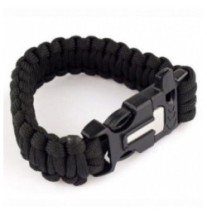 Náramok Survival Para 3v1 - čierny