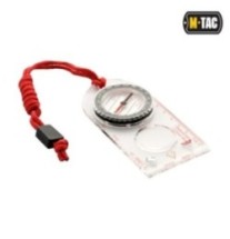 Kompas (buzola) mapový s lupou M-Tac Map Compass - priehľadný