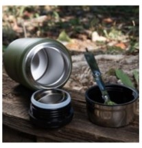 Termoska na jedlo M-Tac Thermos Spoon 750 ml - olivová-strieborná