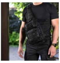 Batoh cez rameno M-Tac City Hunter Hexagon 5l - čierny