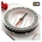 Kompas (buzola) mapový s lupou M-Tac Map Compass - priehľadný Kompas (buzola) mapový s lupou M-Tac Map Compass - priehľadný