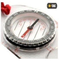 Kompas (buzola) mapový s lupou M-Tac Map Compass - priehľadný