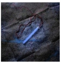 Svietiaca tyčinka M-Tac Light Glow Stick 15 cm - modrá