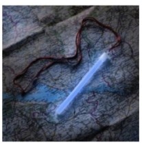 Svietiaca tyčinka M-Tac Light Glow Stick 15 cm - modrá