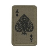 Nášivka M-Tac Ace Of Spades Embroidery - olivová