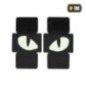Nášivka M-Tac Tiger Eyes Laser Cut 2 ks - čierna-biela Nášivka M-Tac Tiger Eyes Laser Cut 2 ks - čierna-biela