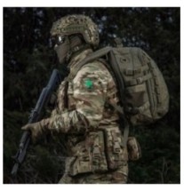 Nášivka M-Tac Lucky Card - multicam