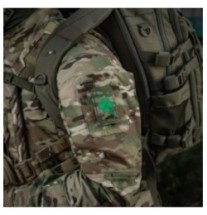 Nášivka M-Tac Lucky Card - multicam