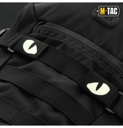 Nášivka M-Tac Tiger Eyes Laser Cut 2 ks - čierna-biela