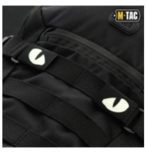 Nášivka M-Tac Tiger Eyes Laser Cut 2 ks - čierna-biela