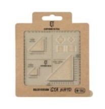 Pravítko M-Tac Ecopybook Tactical GTA NATO - priehľadné