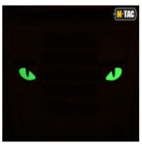 Nášivka M-Tac Tiger Eyes Laser Cut 2 ks - čierna-biela