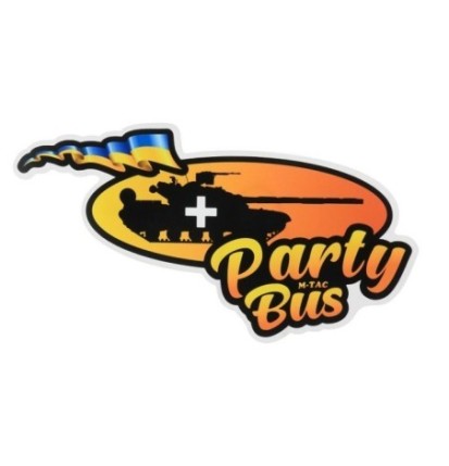 Samolepka M-Tac Party Bus 19x10 cm - farebná