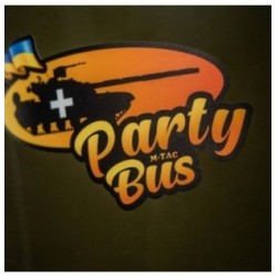 Samolepka M-Tac Party Bus 19x10 cm - farebná