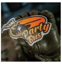 Samolepka M-Tac Party Bus 19x10 cm - farebná